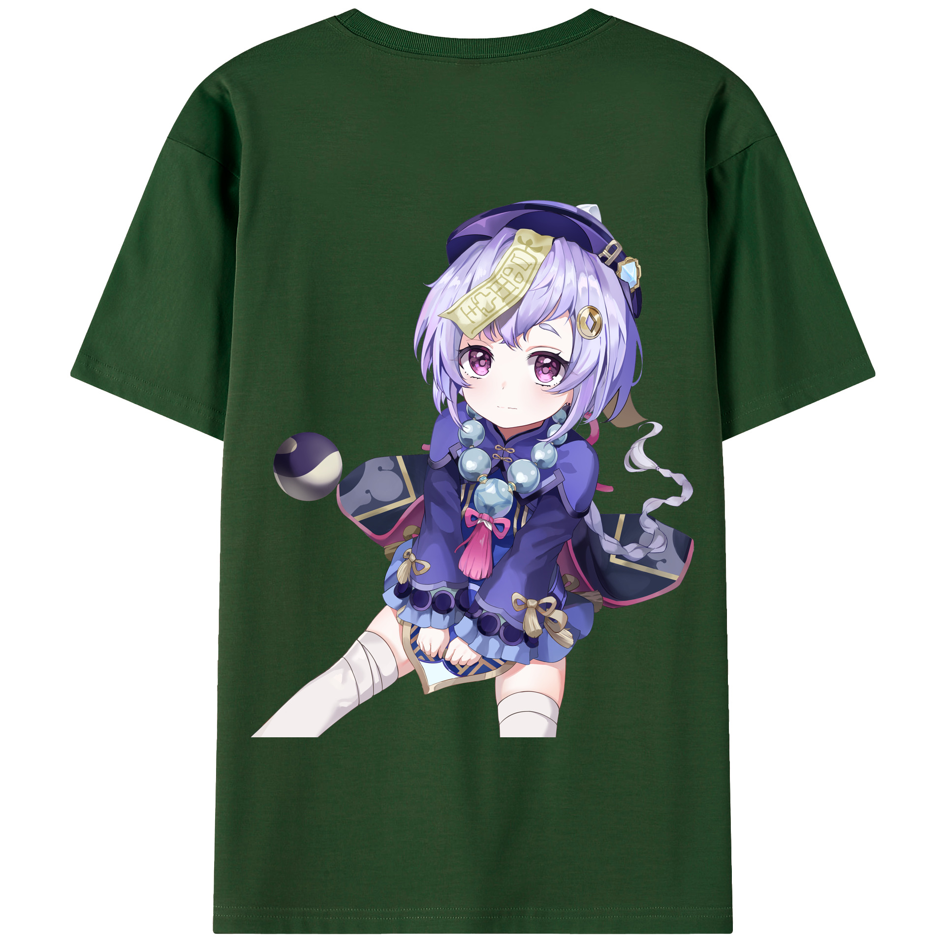 げんし神 七七 なな  genshin Nana 綿100％半袖Tシャツ（背面プリント）
